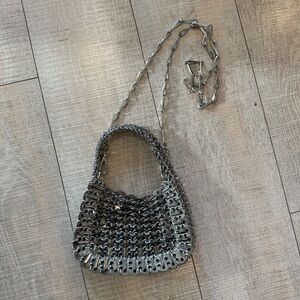 Paco Rabanne Inspired Metallic Mini Bag